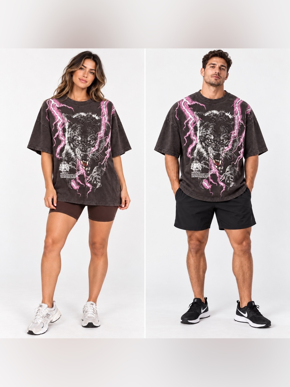 🌺 Darc Sport Purple Lightning Wolves Club Limited Edition Tee XL